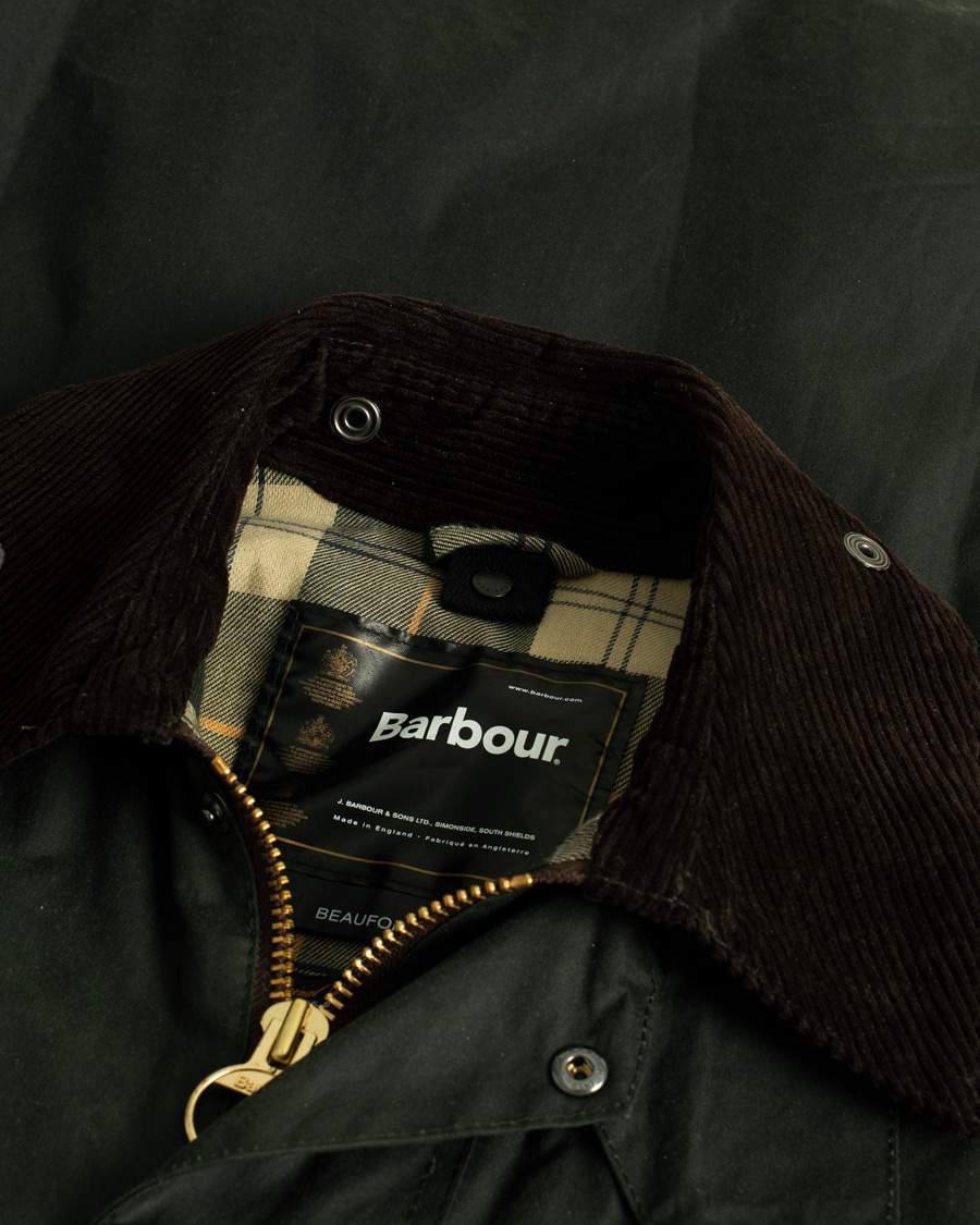 Herre | Barbour Lifestyle Classic Beaufort Jacket Sage | Pre-owned | Barbour Lifestyle Classic Beaufort Jacket Sage