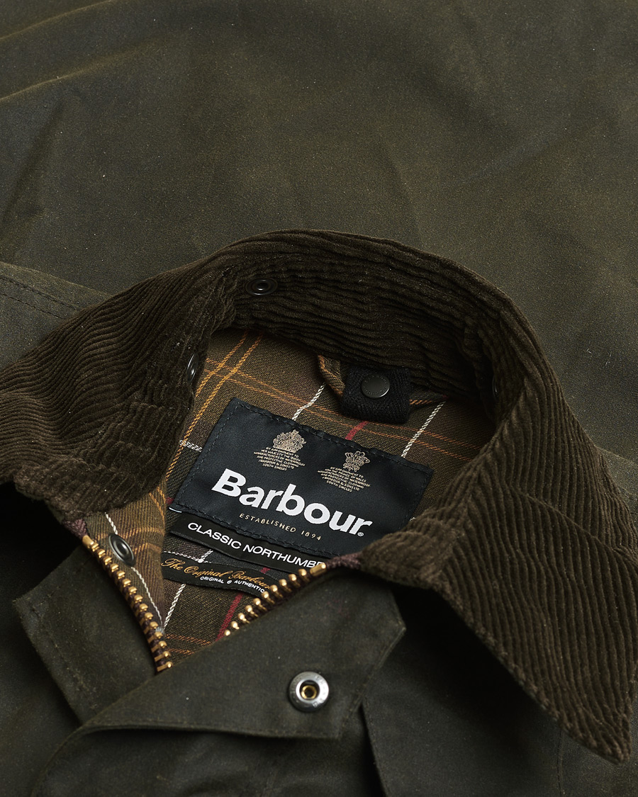 Herre | Pre-owned Jakker | Pre-owned | Barbour Lifestyle Classic Northumbria Jacket Olive UK36 - EU46
