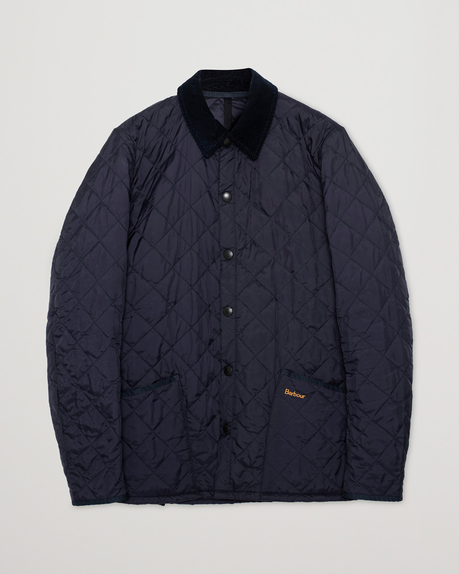 Herre | Barbour Heritage Heritage Liddesdale Jacket Navy | Pre-owned | Barbour Heritage Heritage Liddesdale Jacket Navy
