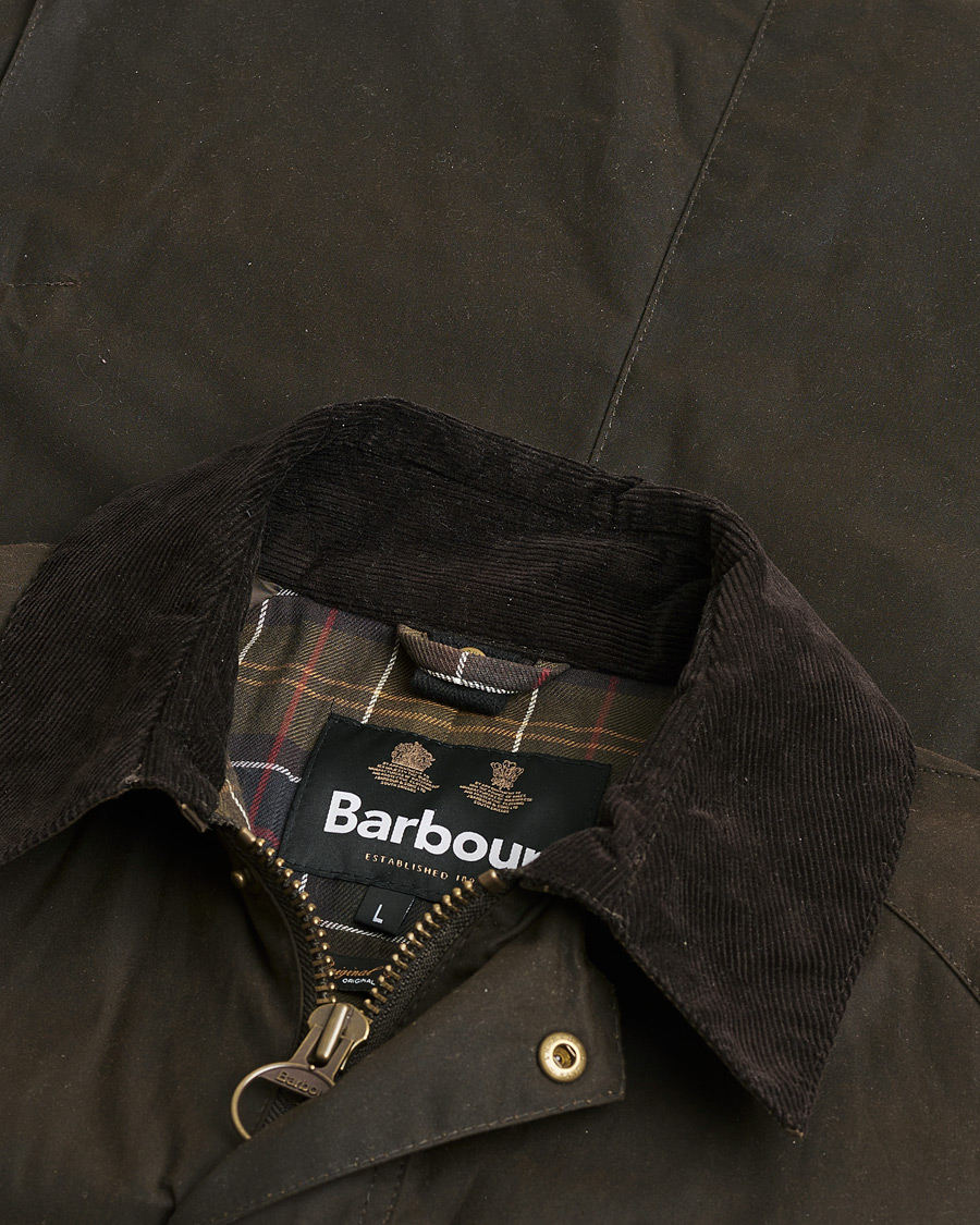Herre | Pre-owned Jakker | Pre-owned | Barbour Lifestyle Ashby Wax Jacket Olive L