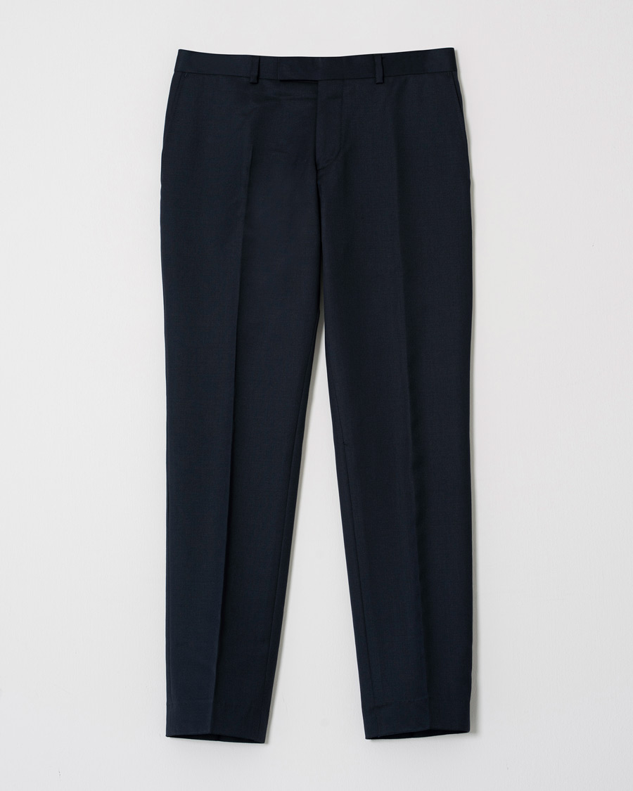 Herre | Oscar Jacobson Dave Kostymbyxa 100% Wool Navy 92 | Pre-owned | Oscar Jacobson Dave Kostymbyxa 100% Wool Navy 92