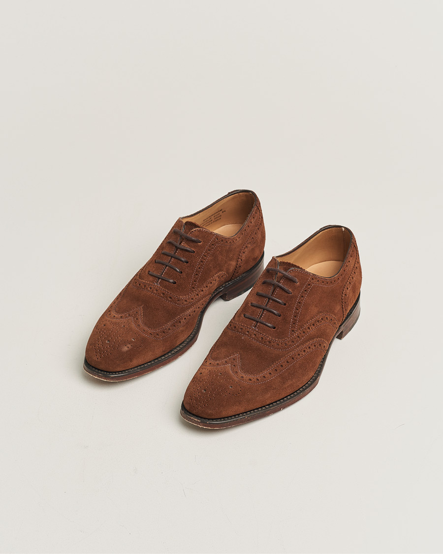 Herre | Nyheder | Pre-owned | Loake 1880 Buckingham Brogue Brown Suede UK6,5 - EU40,5