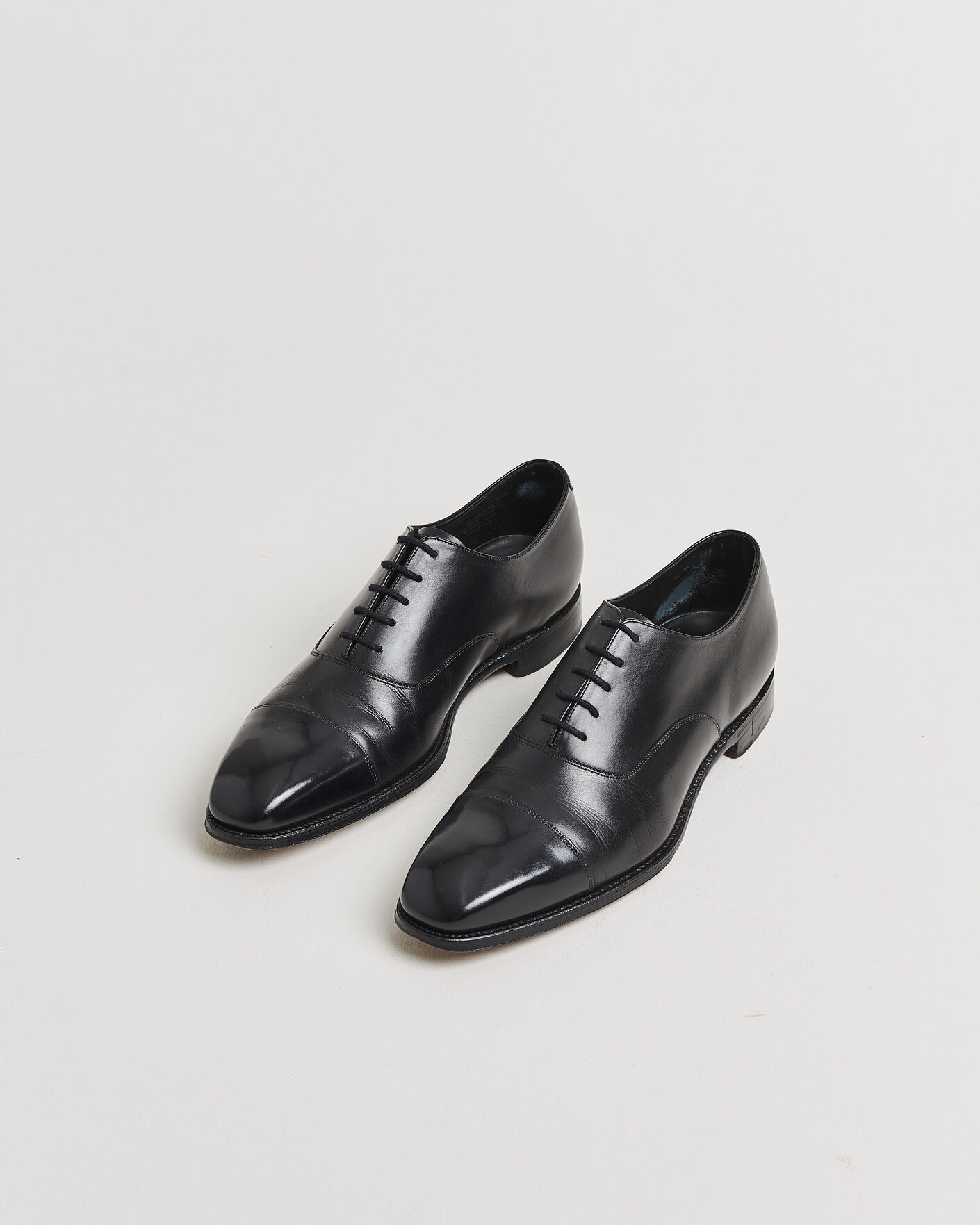 Herre | Pre-owned Randsyede sko | Pre-owned | Loake 1880 Rothschild Oxford Black Calf UK11 - EU45