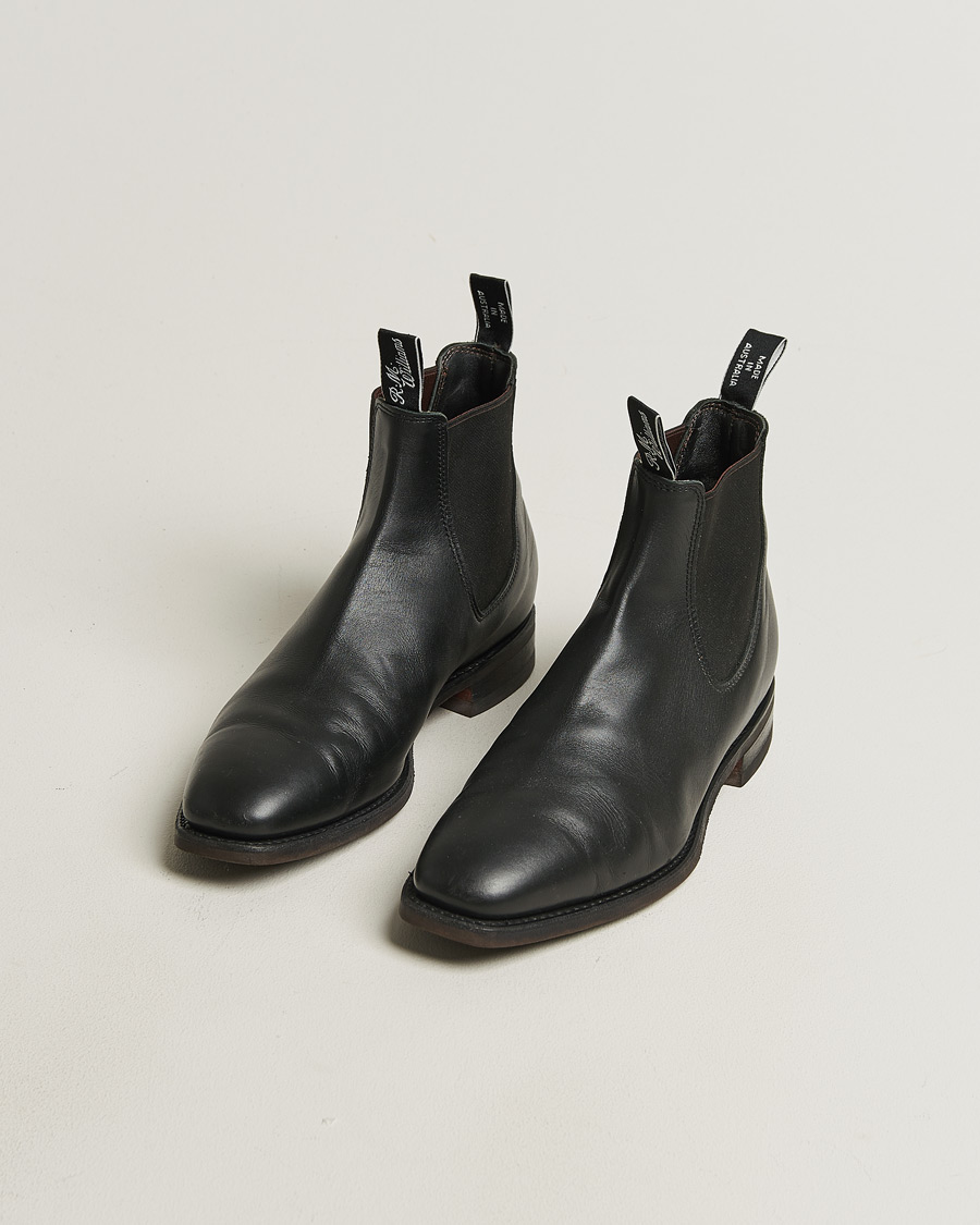 Herre | Pre-owned Sko | Pre-owned | R.M.Williams Blaxland G Boot Yearling Black UK10,5 - EU45,5