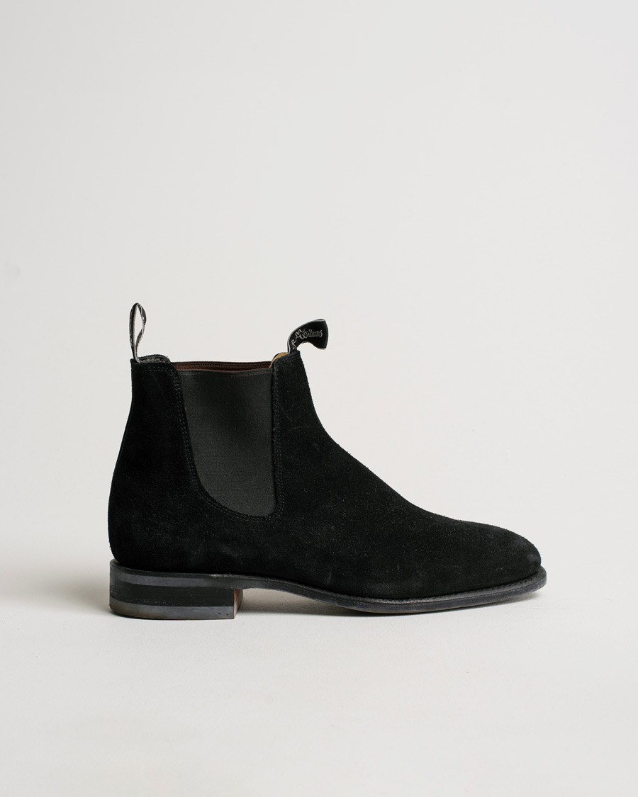 Herre | R.M.Williams Blaxland G Boot Suede Black | Pre-owned | R.M.Williams Blaxland G Boot Suede Black