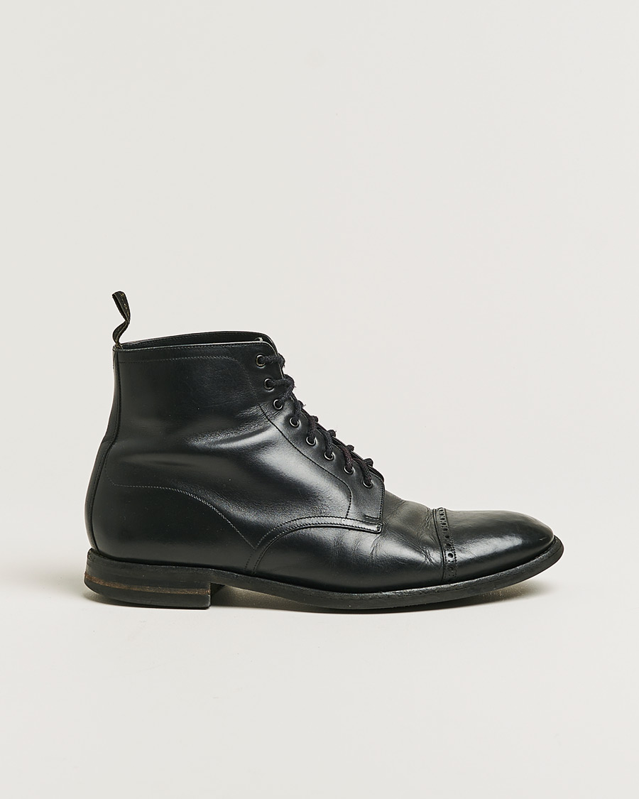 Herre | Loake 1880 Hyde Boot Black Calf | Pre-owned | Loake 1880 Hyde Boot Black Calf