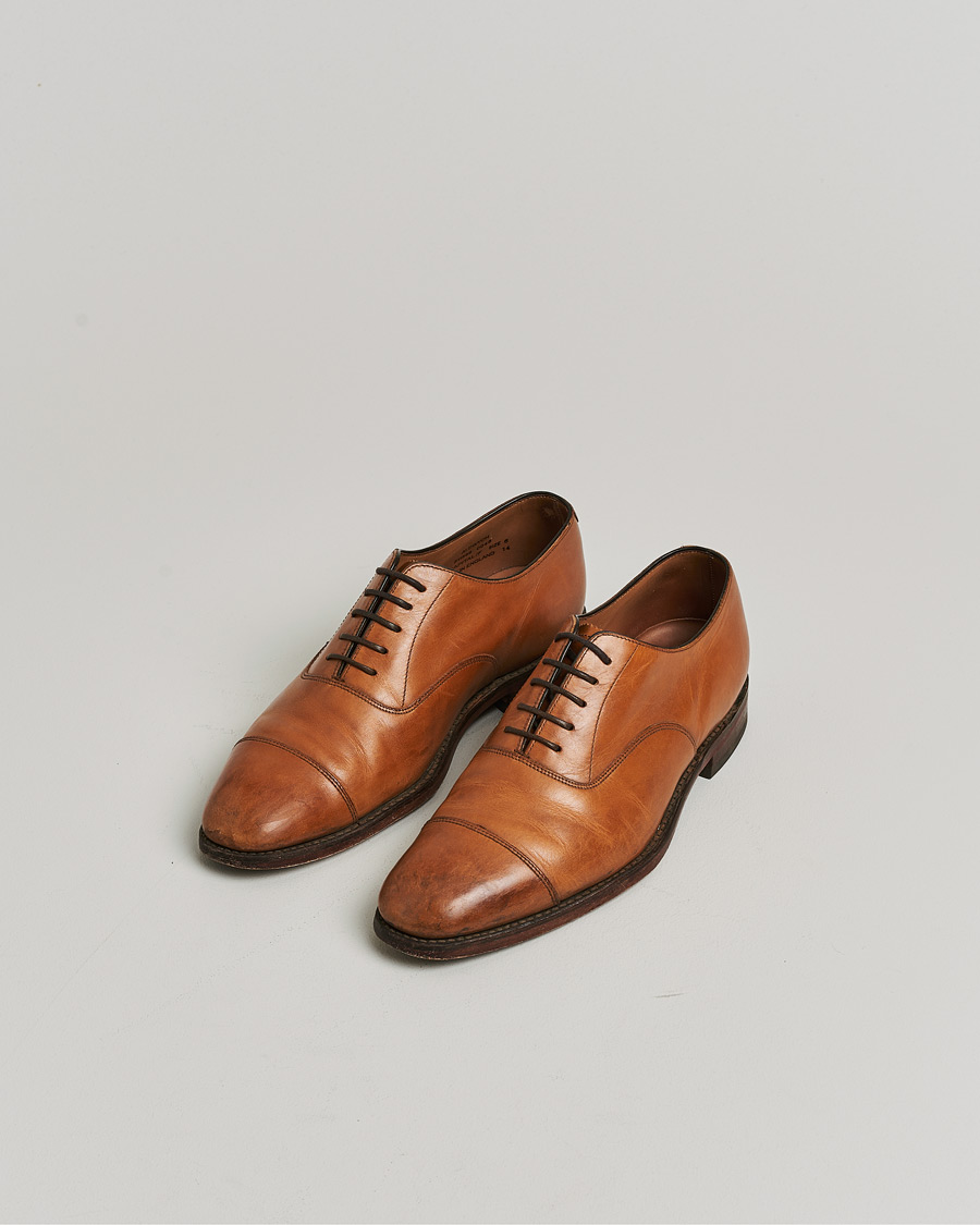 Herre | Pre-owned Sko | Pre-owned | Loake 1880 Aldwych Oxford Tan Burnished Calf UK6 - EU40