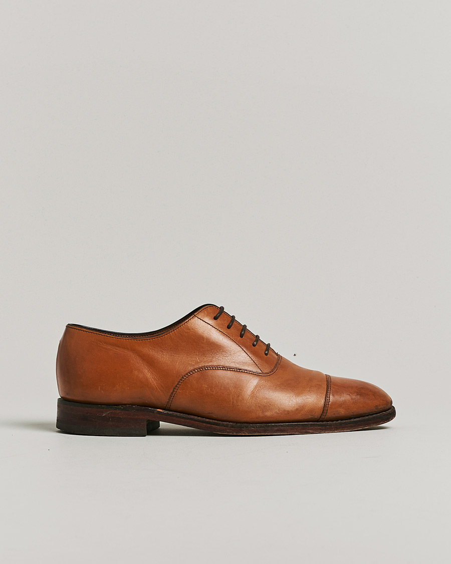 Herre | Pre-owned Sko | Pre-owned | Loake 1880 Aldwych Oxford Tan Burnished Calf UK6 - EU40