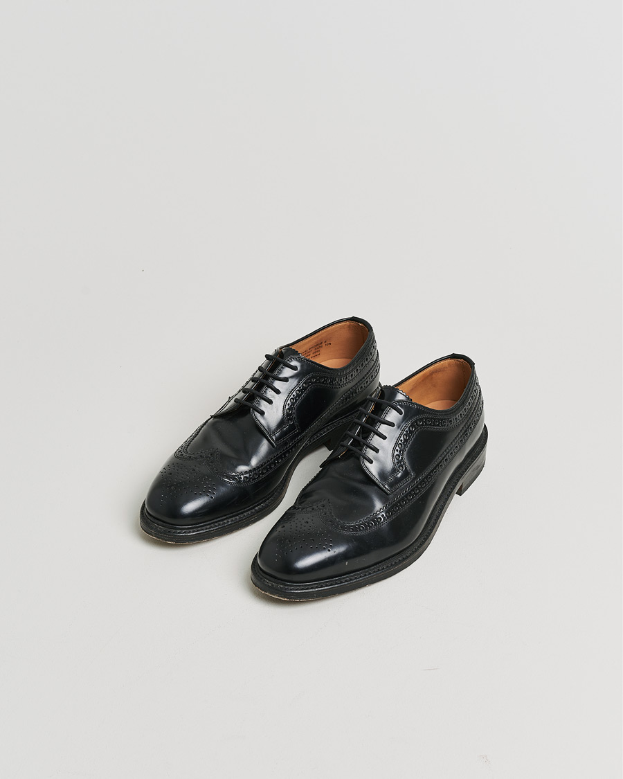 Herre | Pre-owned Randsyede sko | Pre-owned | Loake Shoemakers Royal Brogue Black Polished Calf UK10,5 - EU44,5