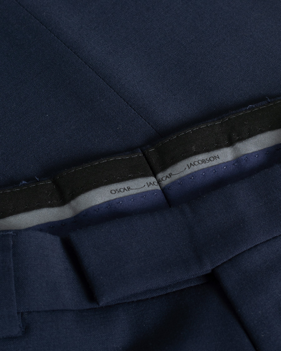 Herre | Oscar Jacobson Erik Double Breasted Suit Napoli Blue 46 | Pre-owned | Oscar Jacobson Erik Double Breasted Suit Napoli Blue 46