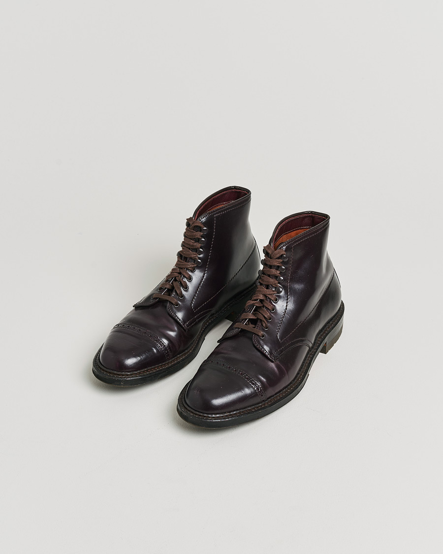 Herre | Pre-owned Randsyede sko | Pre-owned | Alden M1807 Boot Burgundy Shell Cordovan US9,5 - EU41