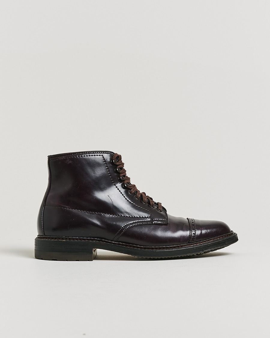 Herre | Pre-owned Randsyede sko | Pre-owned | Alden M1807 Boot Burgundy Shell Cordovan US9,5 - EU41