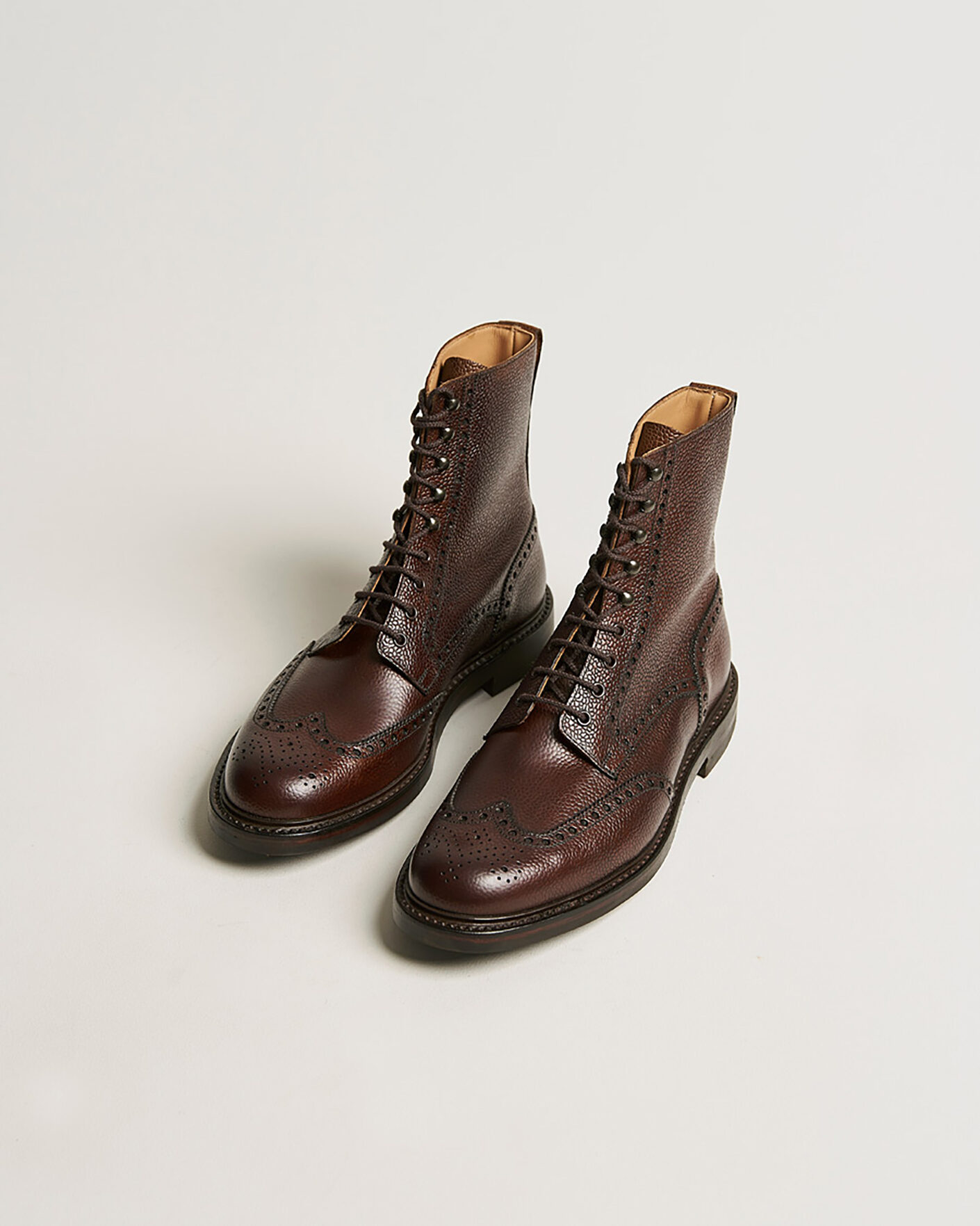 Herre | Pre-owned Randsyede sko | Pre-owned | Crockett & Jones Islay Boot Dark Brown Grained Calf UK10 - EU44