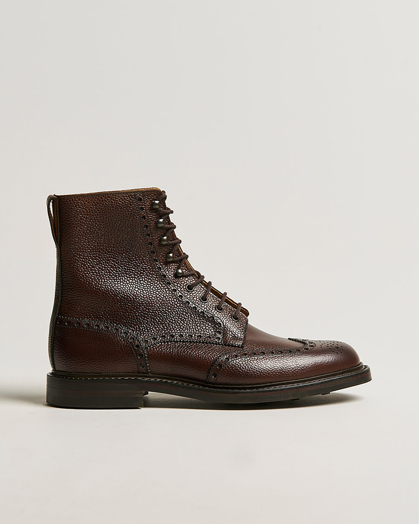 Herre | Pre-owned Randsyede sko | Pre-owned | Crockett & Jones Islay Boot Dark Brown Grained Calf UK10 - EU44