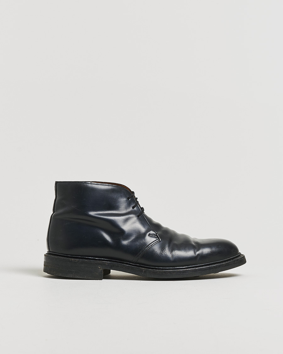 Herre | Pre-owned Randsyede sko | Pre-owned | Crockett & Jones Holborn Chukka Black Calf UK8 - EU42