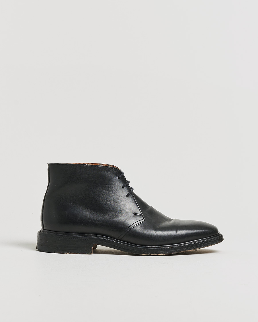 Herre | Pre-owned Randsyede sko | Pre-owned | Crockett & Jones Holborn Chukka Black Calf UK8 - EU42