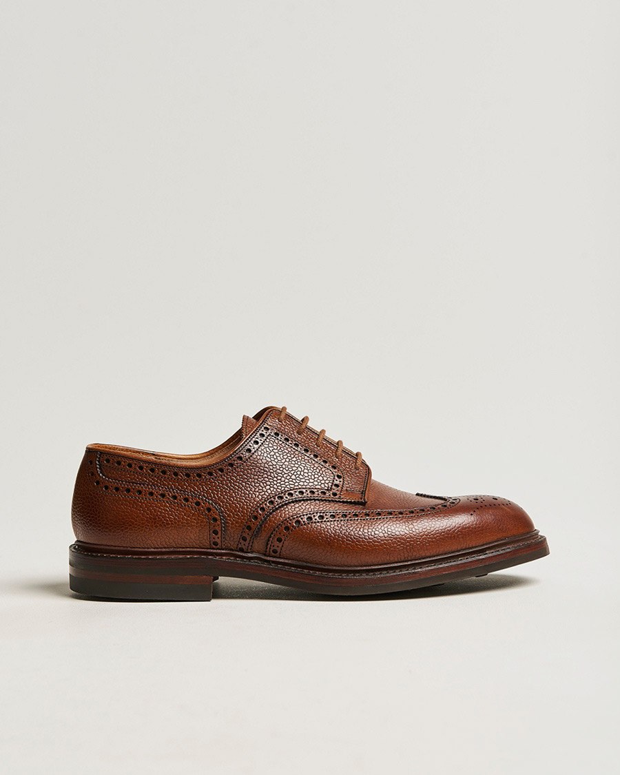 Herre | Pre-owned Randsyede sko | Pre-owned | Crockett & Jones Pembroke Derbys Tan Grained Calf UK10,5 - EU44,5