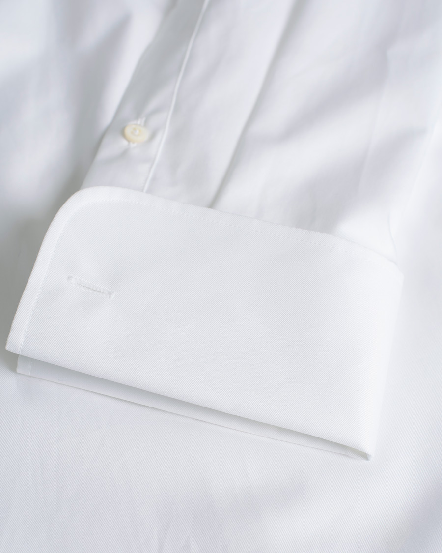Herre | Stenströms Slimline Smoking Shirt White | Pre-owned | Stenströms Slimline Smoking Shirt White