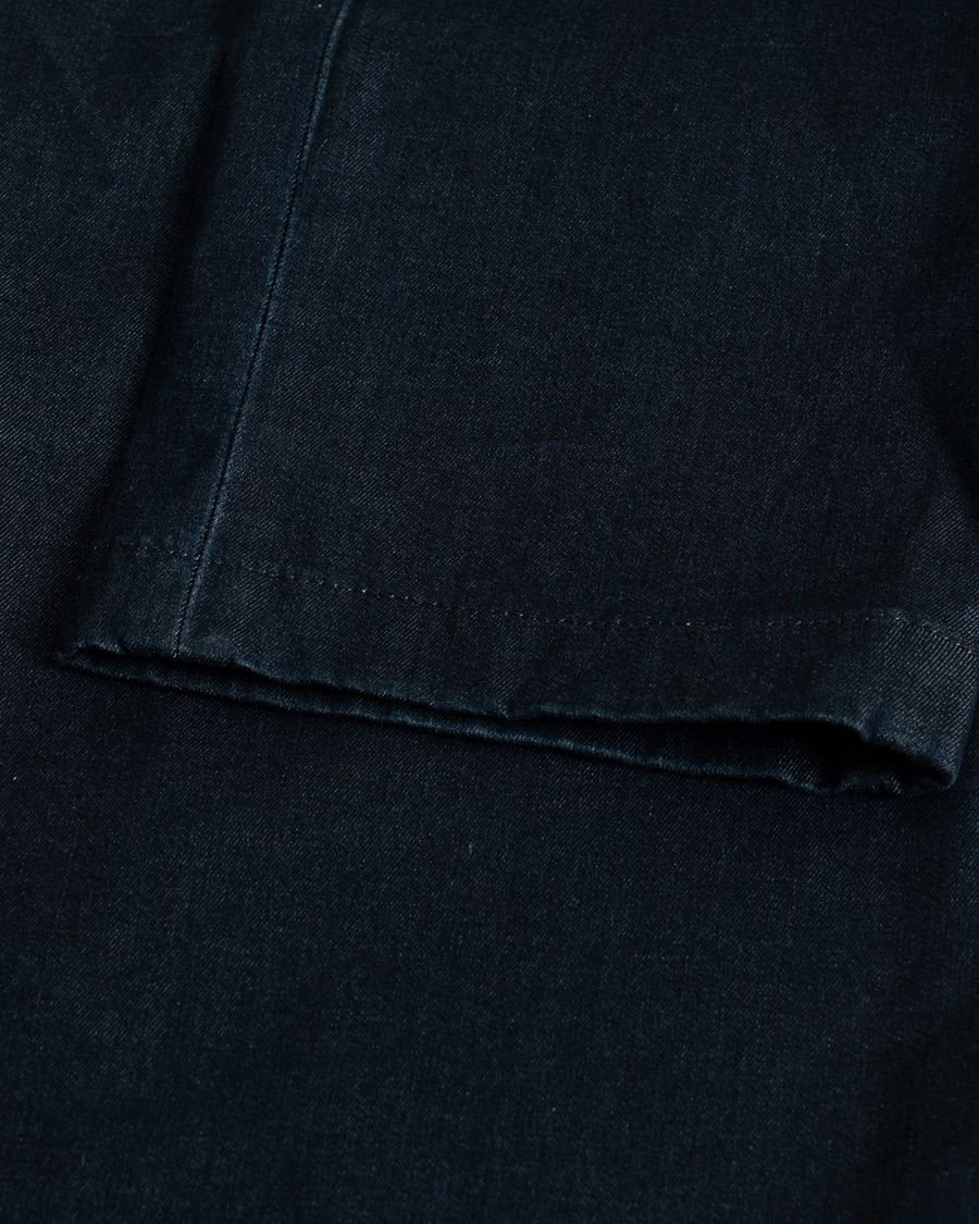 Herre | Incotex Slim Fit Denim Stretch Chino Dark Indigo | Pre-owned | Incotex Slim Fit Denim Stretch Chino Dark Indigo