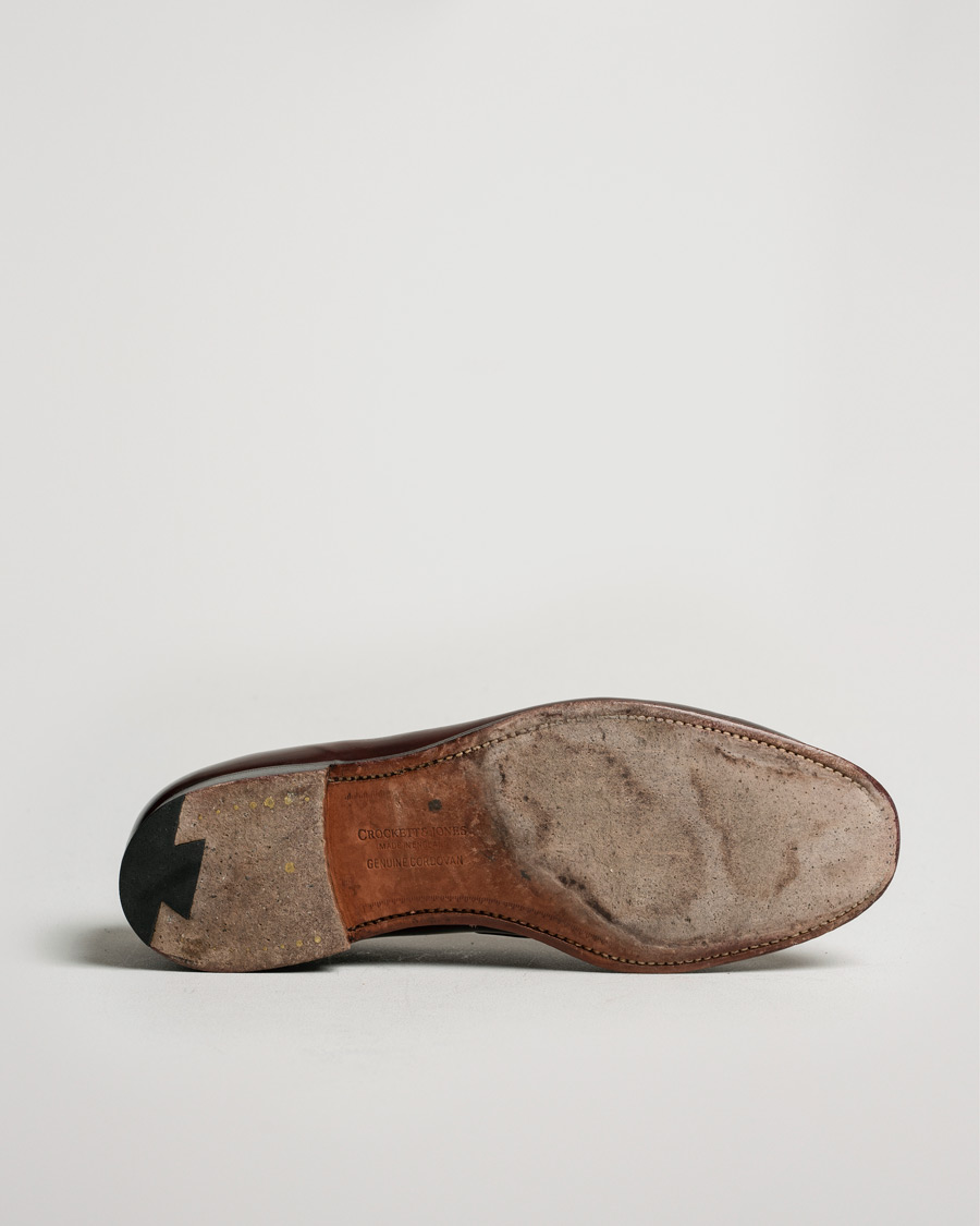 Herre | Crockett & Jones Cavendish Tassel Loafer Burgundy Cordovan | Pre-owned | Crockett & Jones Cavendish Tassel Loafer Burgundy Cordovan