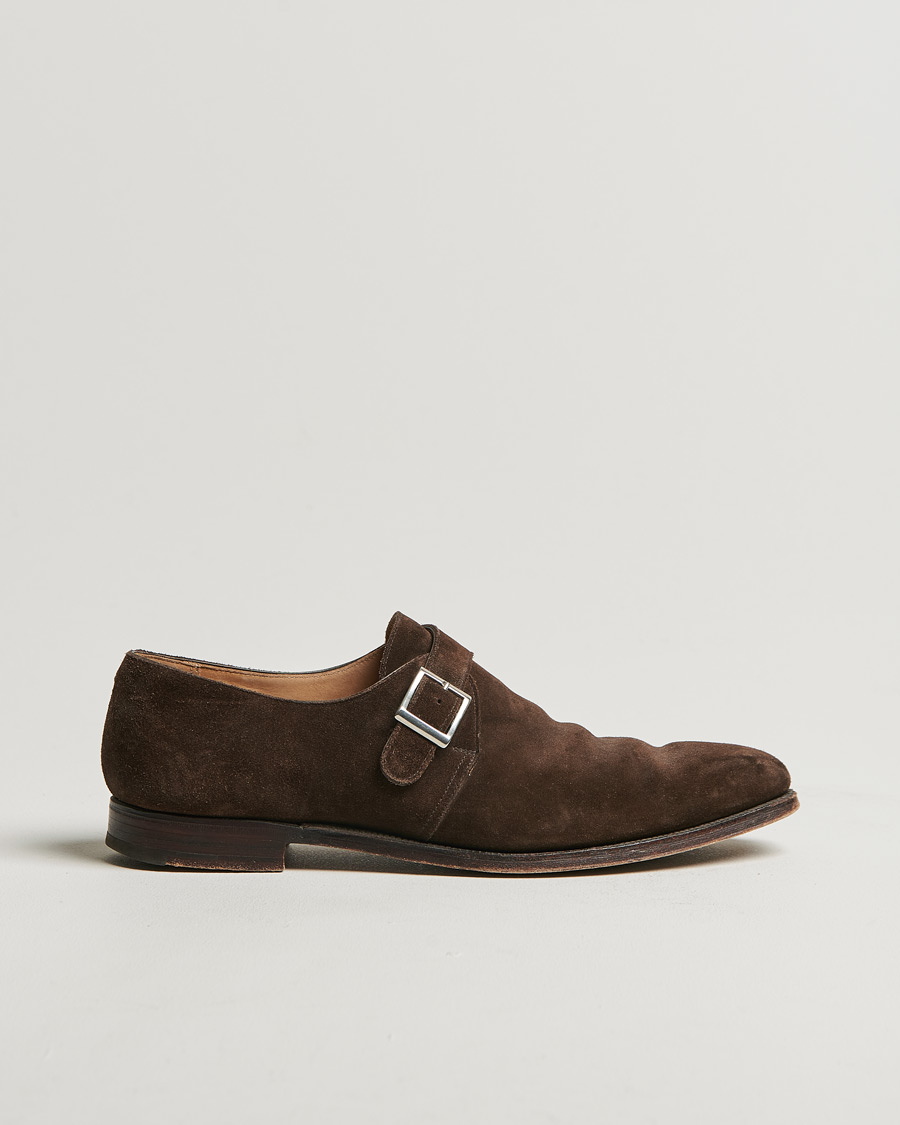 Herre | Pre-owned Sko | Pre-owned | Crockett & Jones Monkton Brown Suede UK8,5 - EU42,5