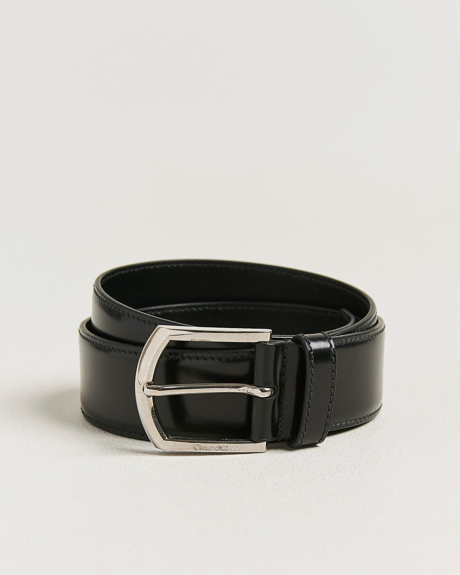 Herre | Pre-owned Tilbehør | Pre-owned | Church's Polished Binder 3,5 cm Belt Black 95
