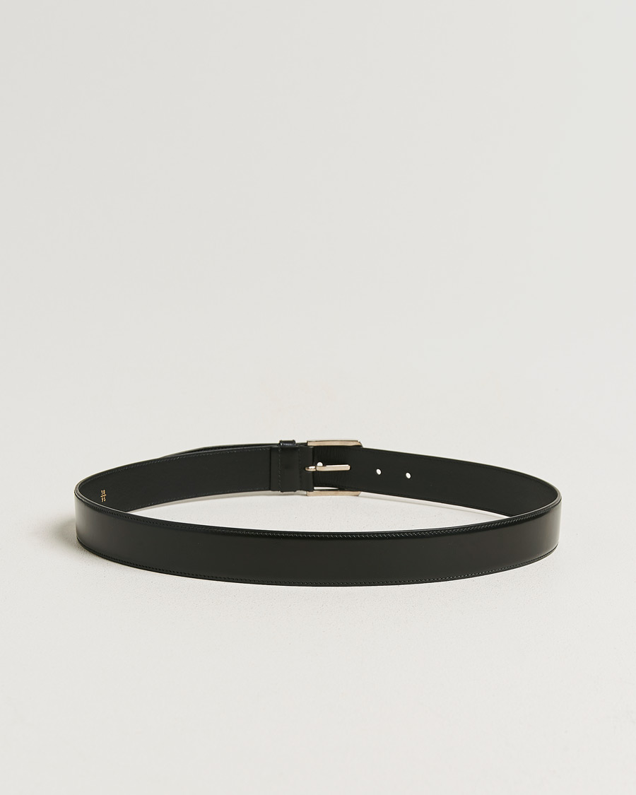 Herre | Pre-owned Tilbehør | Pre-owned | Church's Polished Binder 3,5 cm Belt Black 95