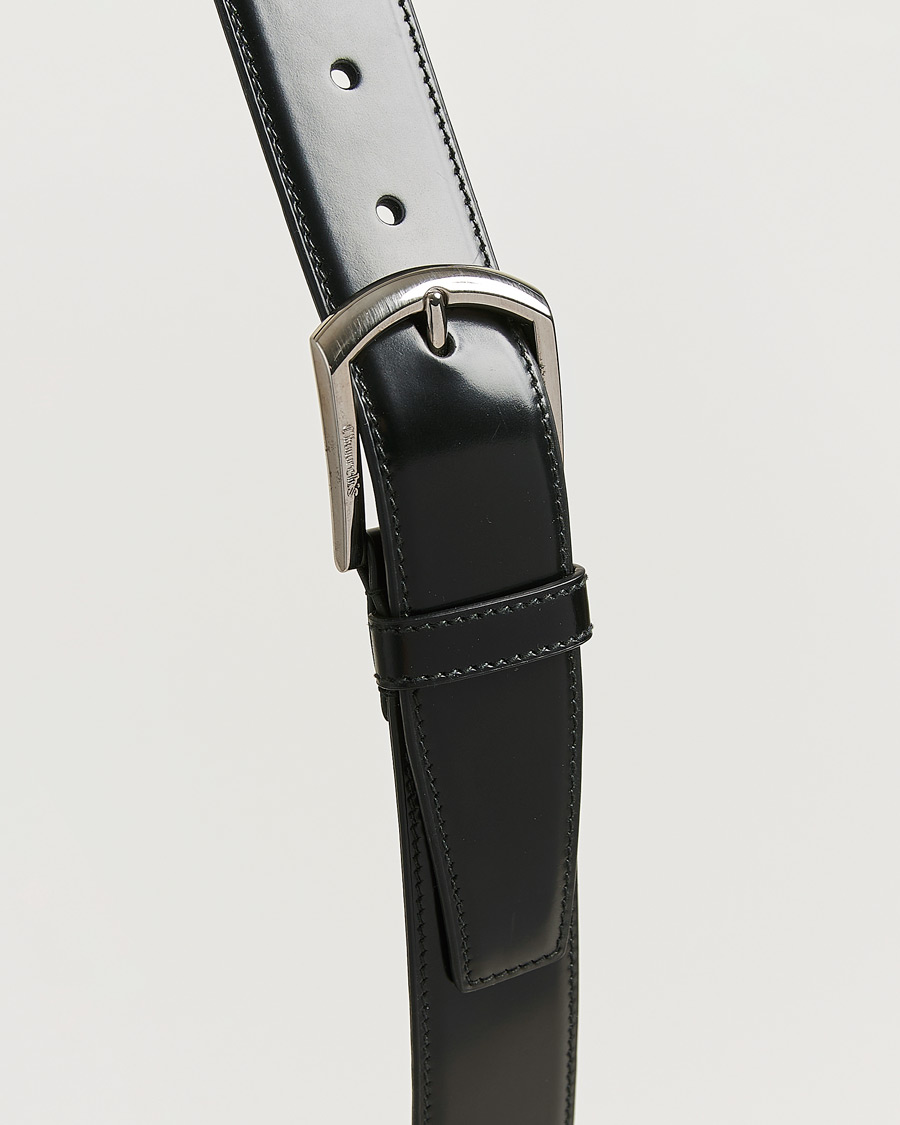 Herre | Pre-owned Tilbehør | Pre-owned | Church's Polished Binder 3,5 cm Belt Black 95