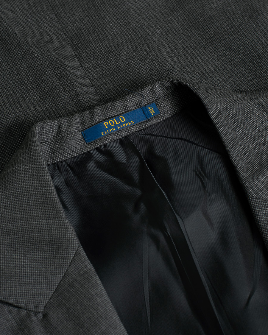 Herre | Polo Ralph Lauren Clothing Connery Peak Lapel Wool Suit Grey | Pre-owned | Polo Ralph Lauren Clothing Connery Peak Lapel Wool Suit Grey