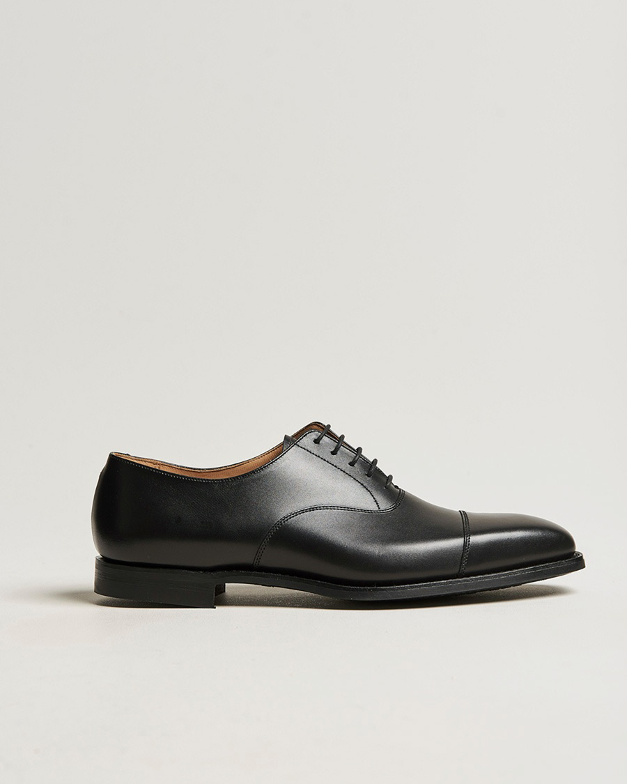 Herre | Pre-owned Randsyede sko | Pre-owned | Crockett & Jones Hallam Oxford City Sole E Black Calf UK6 - EU40