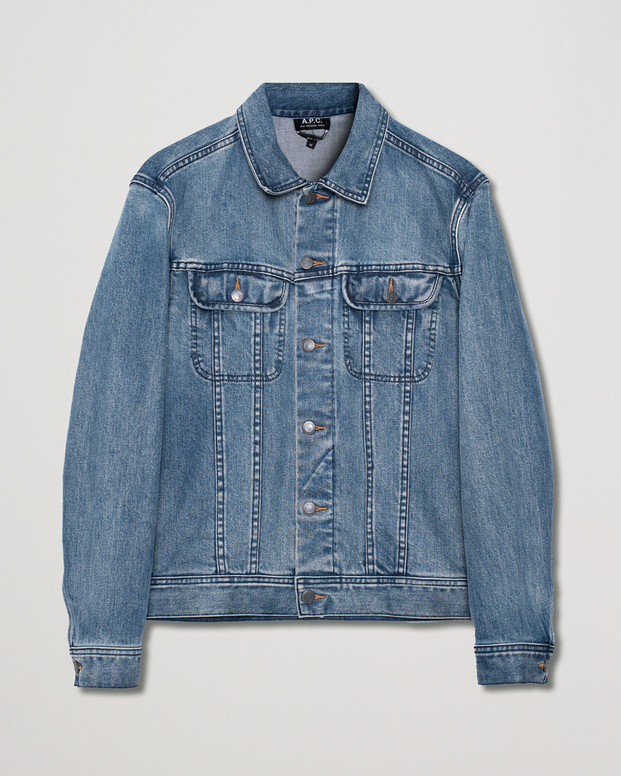 Herre | A.P.C. Jeans Jacket Indigo | Pre-owned | A.P.C. Jeans Jacket Indigo