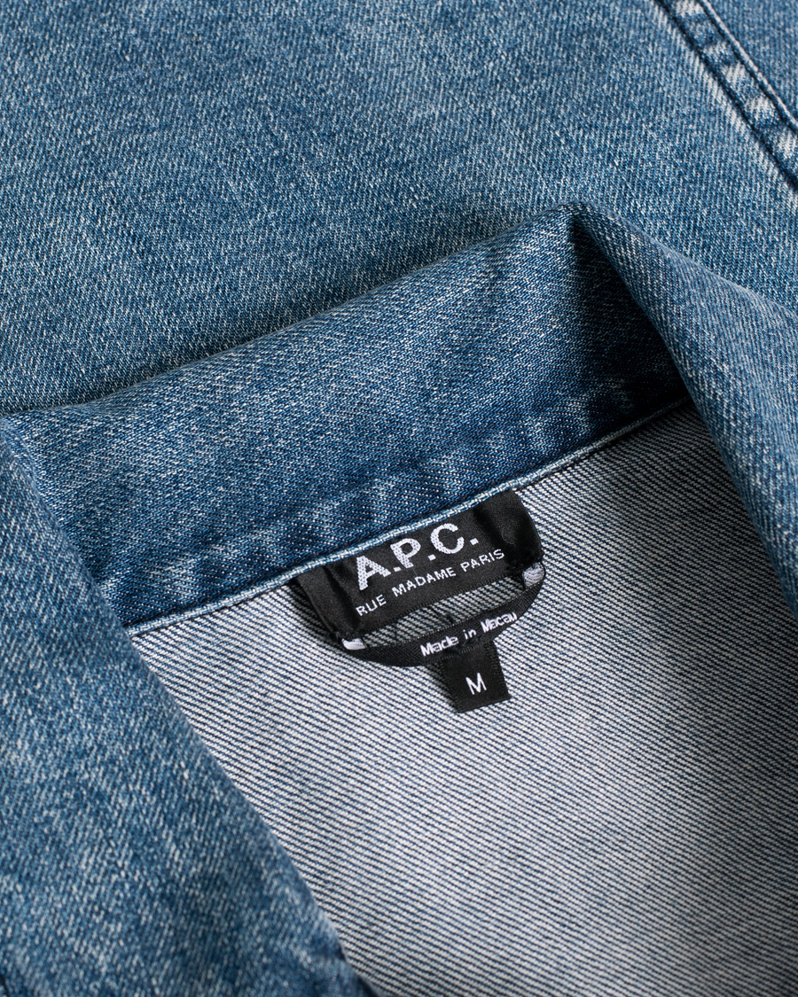 Herre | A.P.C. Jeans Jacket Indigo | Pre-owned | A.P.C. Jeans Jacket Indigo