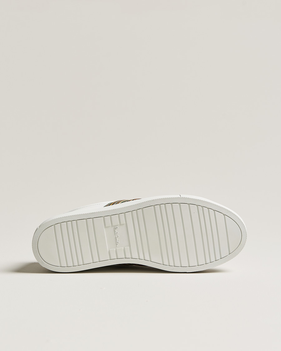 Herre | Paul Smith Ivo Sneaker White Multistripe Nappa | Pre-owned | Paul Smith Ivo Sneaker White Multistripe Nappa