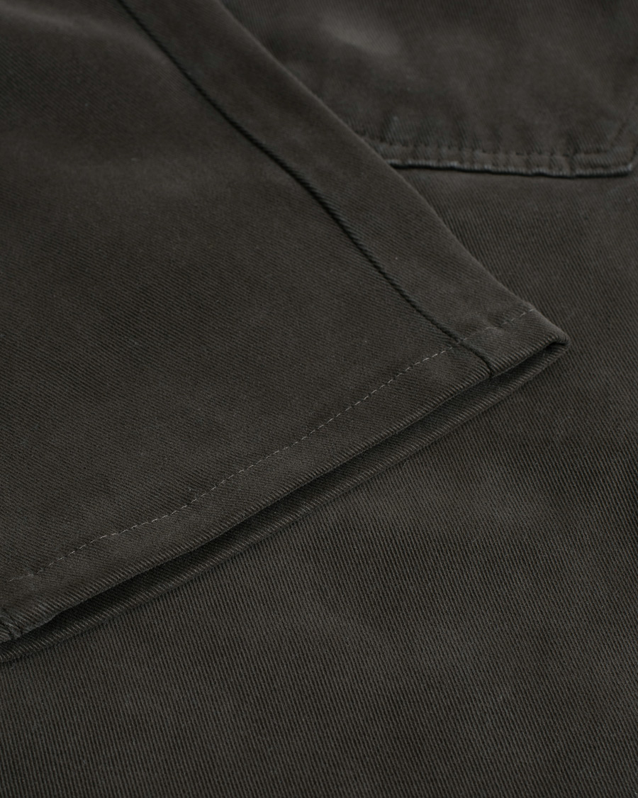 Herre | Canali Cotton Stretch 5-Pocket Pants Dark Brown | Pre-owned | Canali Cotton Stretch 5-Pocket Pants Dark Brown