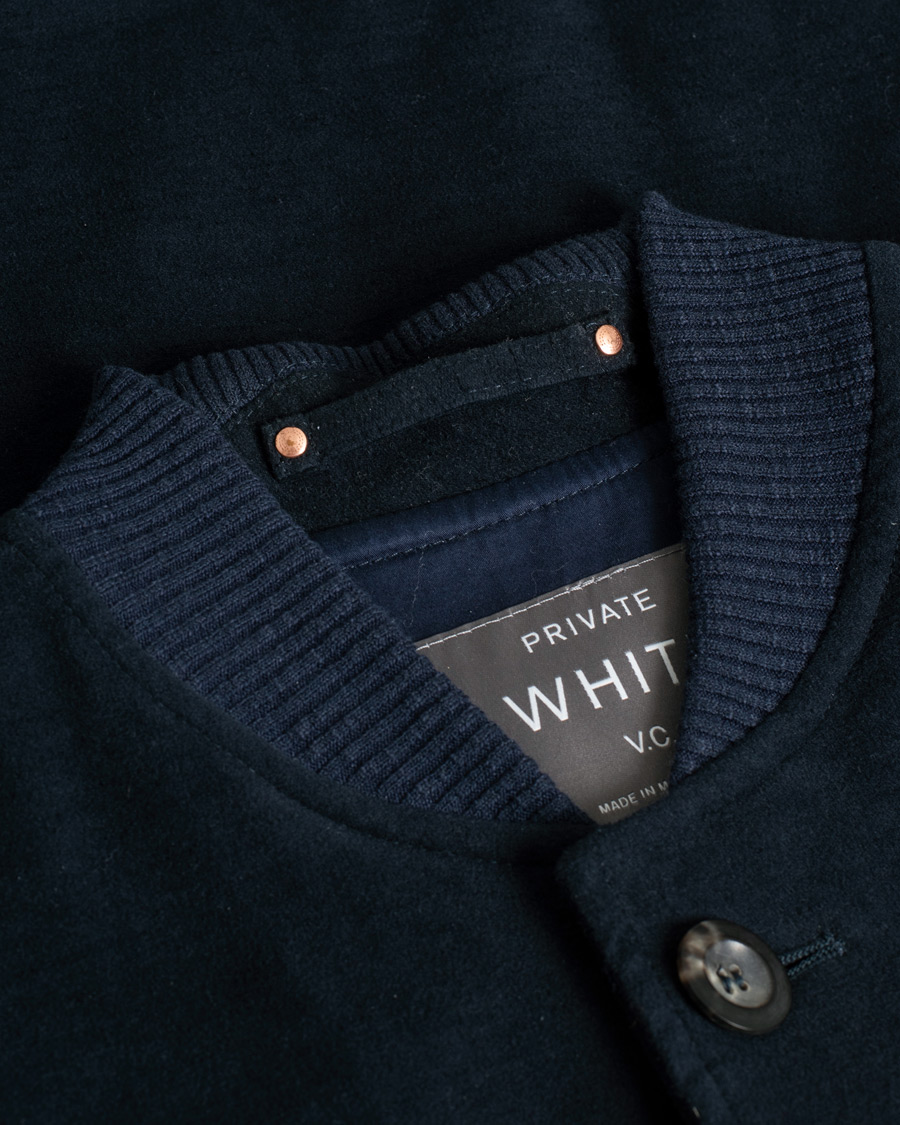 Herre | Jakker | Pre-owned | Private White V.C. Moleskin Bomber Jacket Midnight
