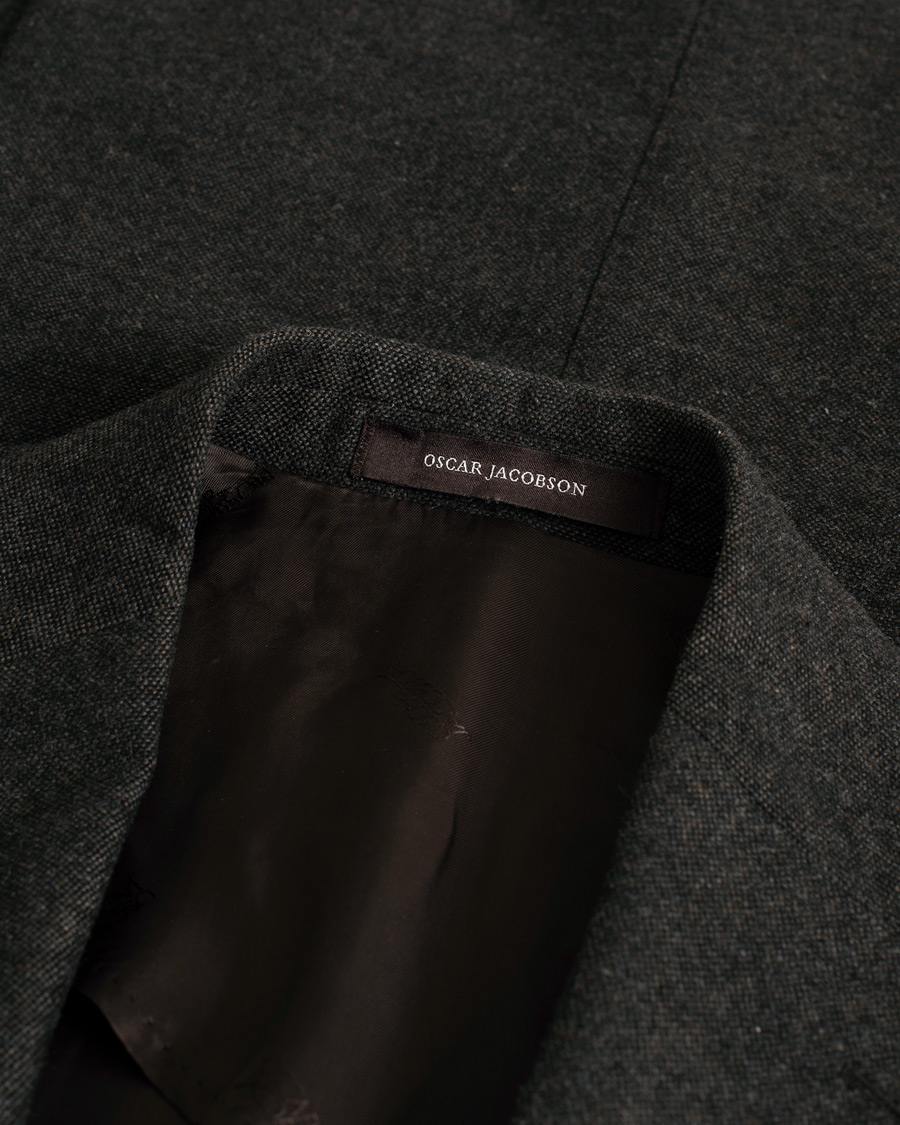 Herre | Oscar Jacobson Edgar Wool Blazer Brown 46 | Pre-owned | Oscar Jacobson Edgar Wool Blazer Brown 46