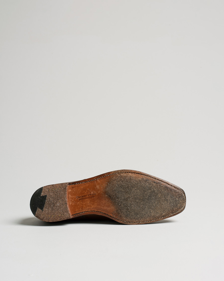 Herre | Pre-owned Sko | Pre-owned | Crockett & Jones Lowndes Monkstrap City Sole Dark Brown Calf UK6,5 - EU40,5