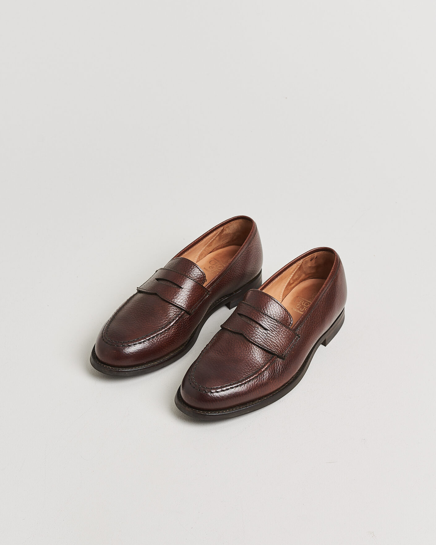 Herre | Pre-owned Randsyede sko | Pre-owned | Crockett & Jones Boston City Sole Dark Brown Calf UK7 - EU41