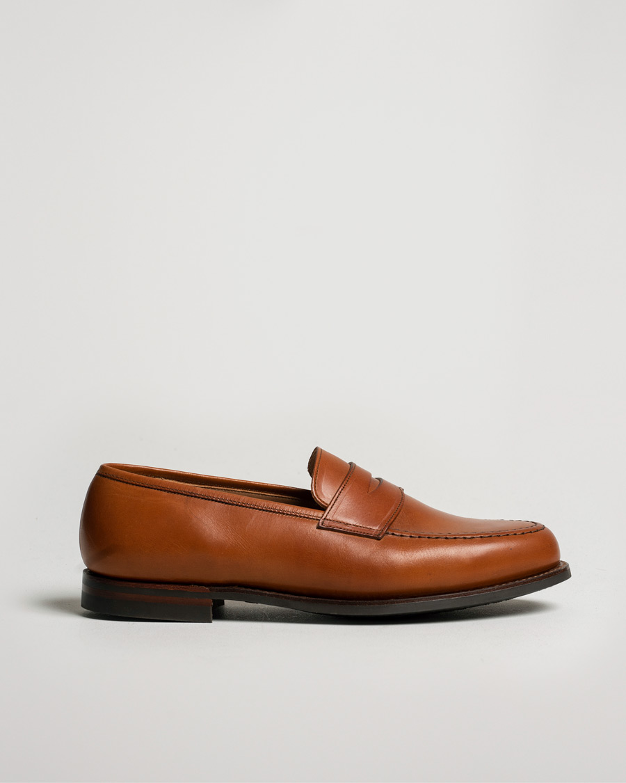 Herre | Crockett & Jones Boston City Sole Congac Calf | Pre-owned | Crockett & Jones Boston City Sole Congac Calf