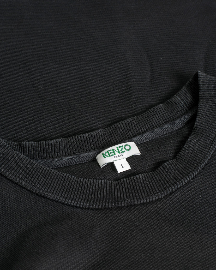 Herre | Kenzo Paris Sweatshirt Black | Pre-owned | Kenzo Paris Sweatshirt Black