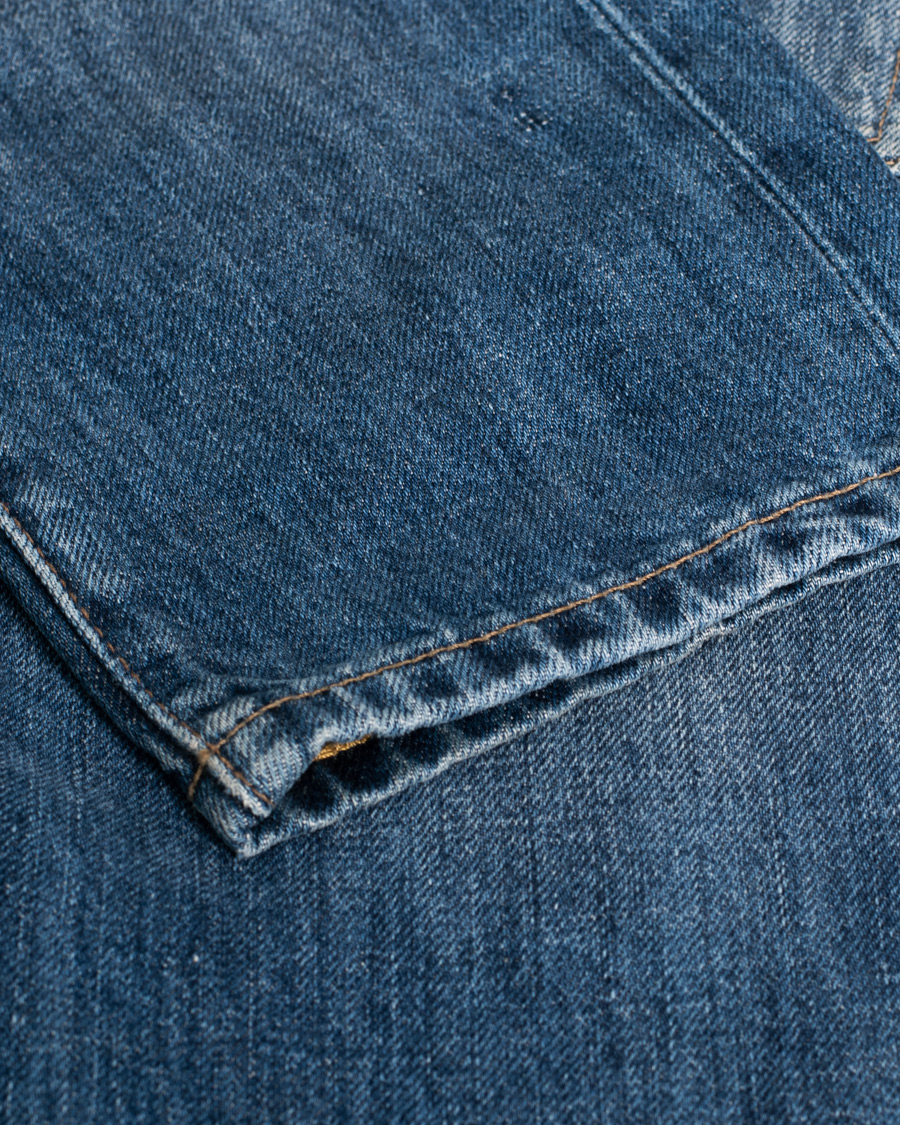 Herre |  | Pre-owned | C.O.F. Studio M3 Regular Fit Selvedge Jeans Medium Stone