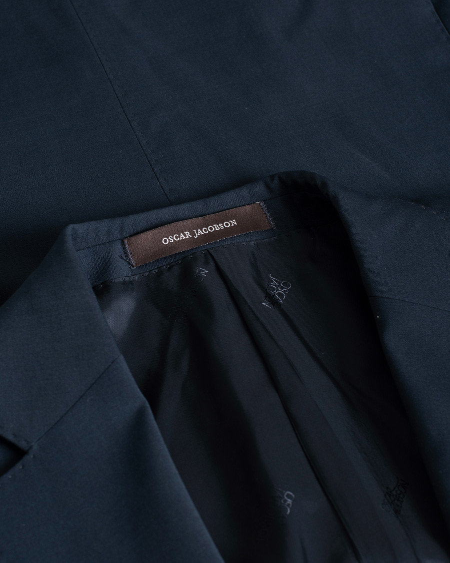 Herre | Oscar Jacobson Edmund Wool Blazer Navy | Pre-owned | Oscar Jacobson Edmund Wool Blazer Navy