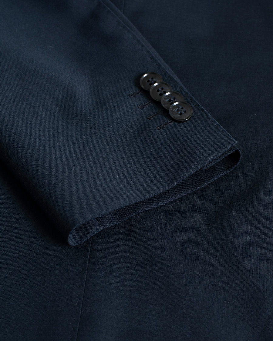 Herre | Oscar Jacobson Edmund Wool Blazer Navy | Pre-owned | Oscar Jacobson Edmund Wool Blazer Navy