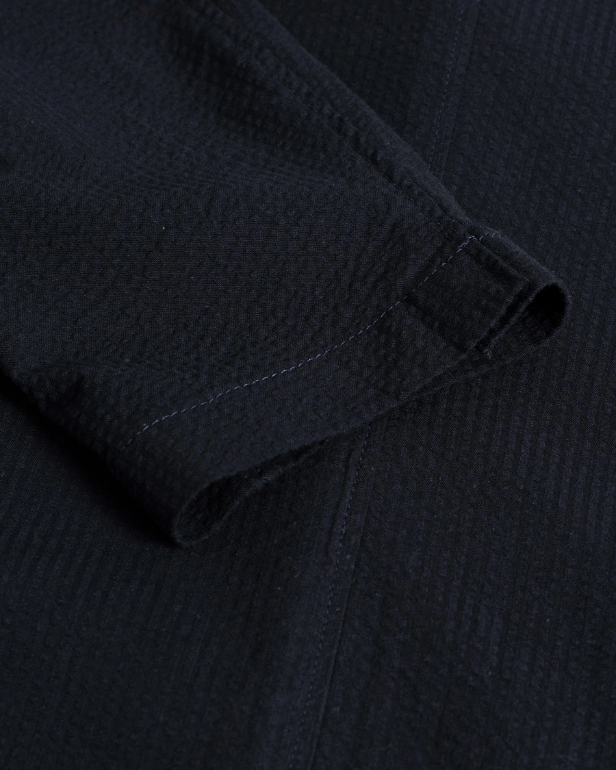 Herr | Pre-owned Kavajer | Pre-owned | Lardini Unlined Seersucker Patch Pocket Shirt Blazer Navy