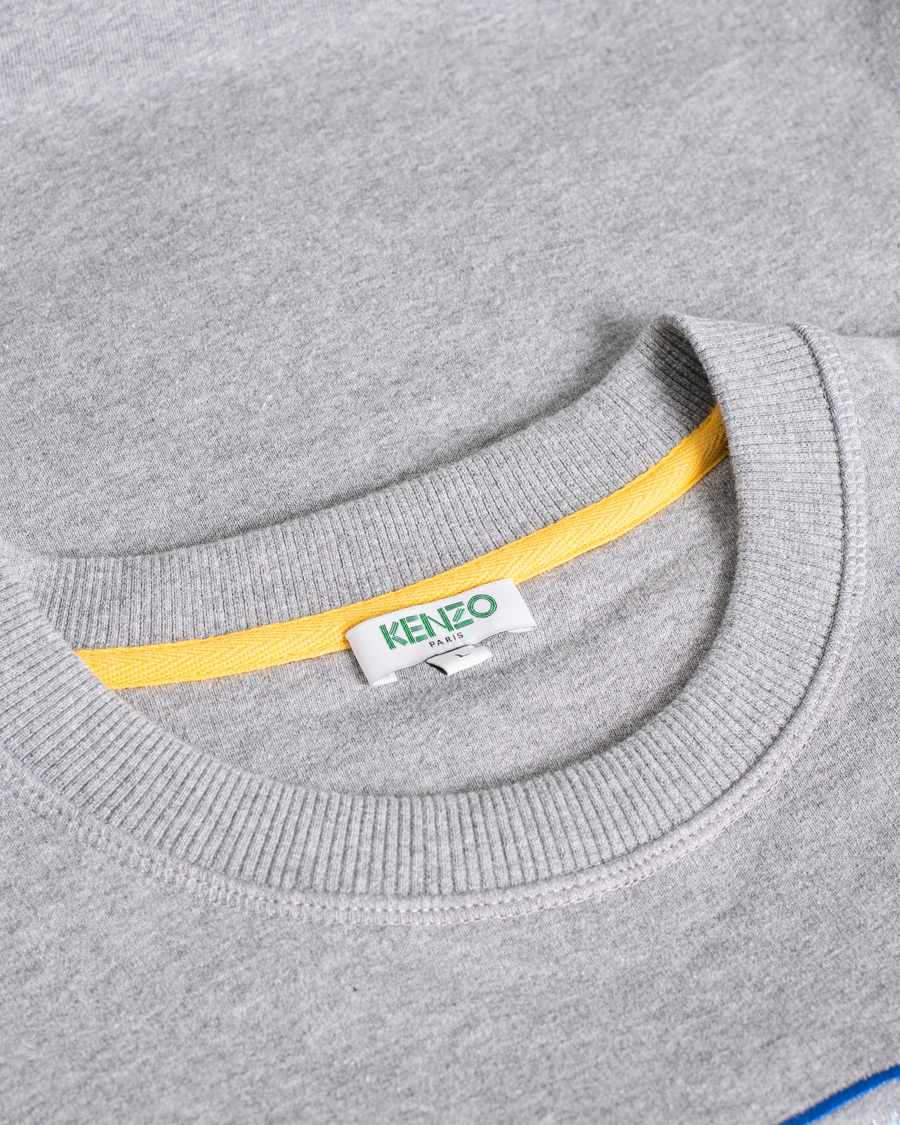 Herre | Pre-owned Trøjer | Pre-owned | Kenzo Tiger Valentine Sweatshirt Light Grey