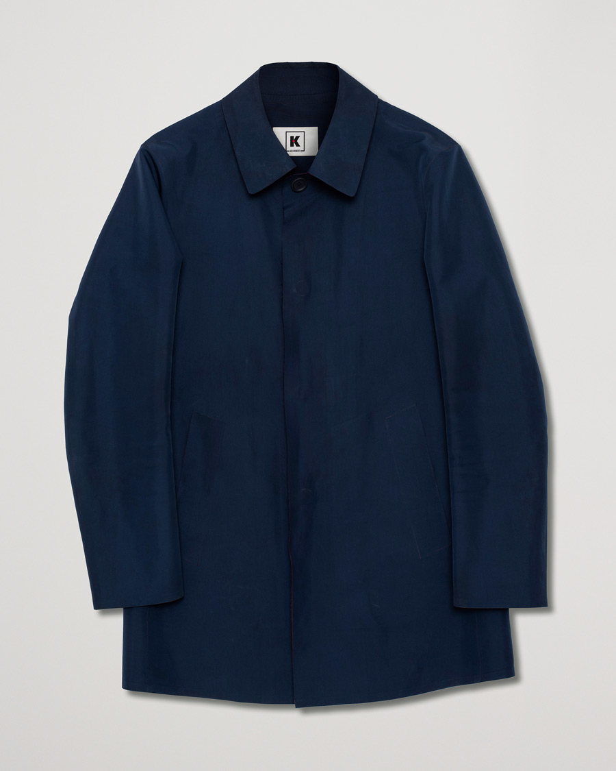 Herre | Jakker | Pre-owned | Kired Pablo Laser Cut Trench Blue