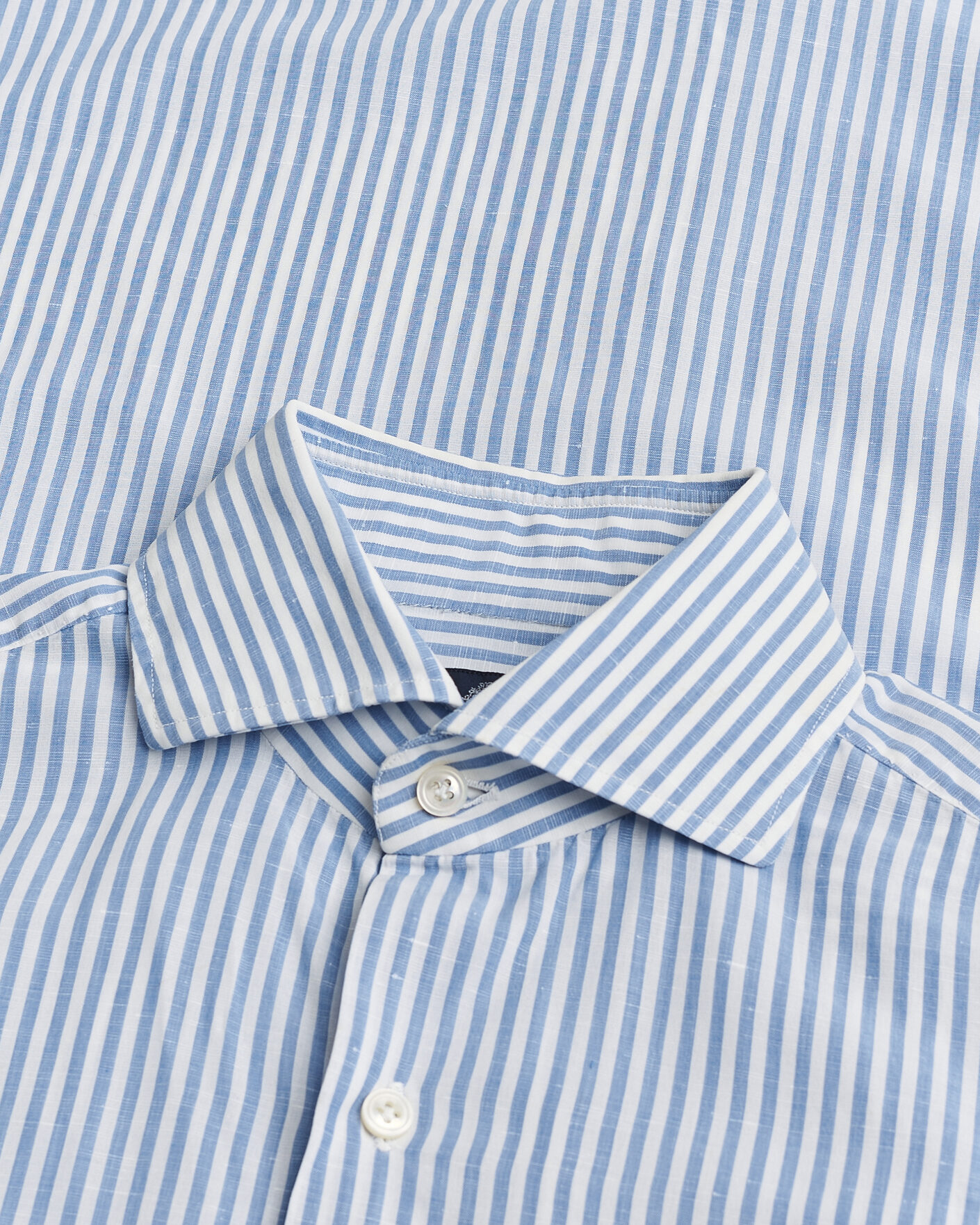 Herre | Finamore Napoli Slim Fit Shirt Blue Stripe 38 - S | Pre-owned | Finamore Napoli Slim Fit Shirt Blue Stripe 38 - S