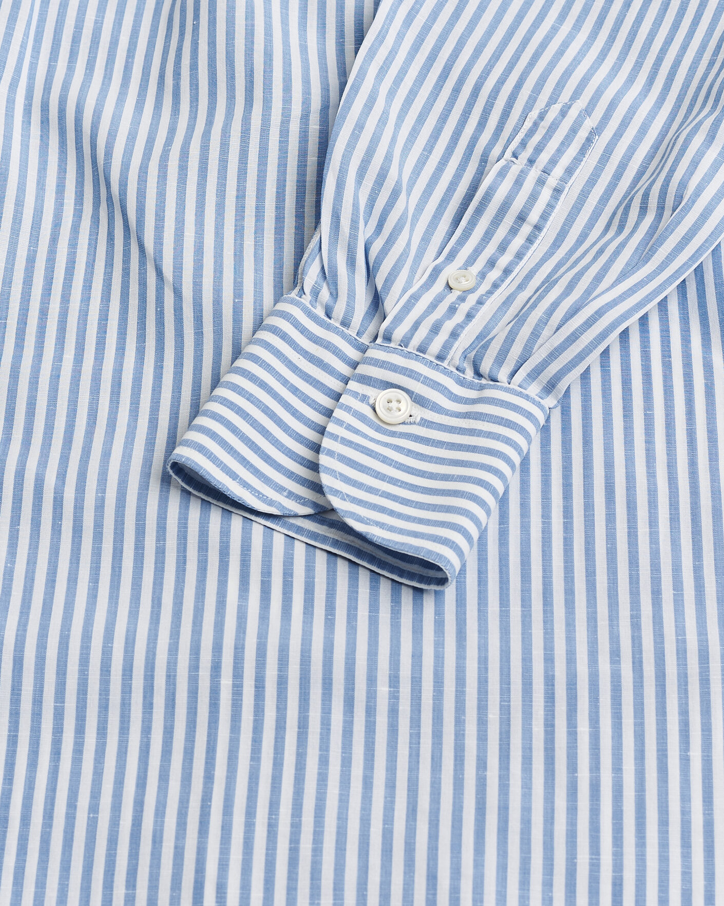 Herre | Pre-owned Skjorter | Pre-owned | Finamore Napoli Slim Fit Shirt Blue Stripe 38 - S