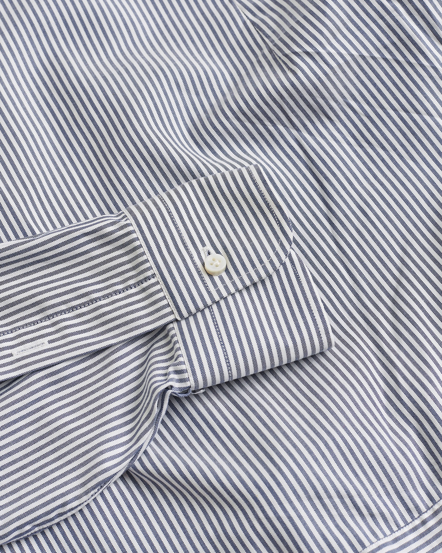 Herre | Pre-owned Skjorter | Pre-owned | Barba Napoli Cutaway Shirt Blue Striped 40 - M