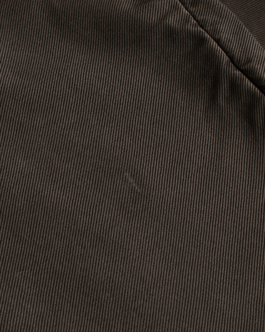 Herre | Pre-owned Bukser | Pre-owned | Incotex Slim Fit Garment Dyed Washed Slacks Dark Brown